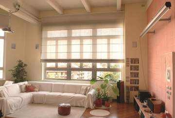 SOFTBOX 467 - Aluminium roman blinds headrail by Mottura - view 3