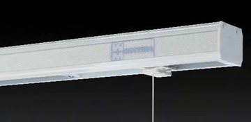 SOFTBOX 437 - Motorized aluminium roman blinds headrail by Mottura - view 3