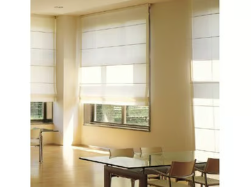 SOFTBOX 437 - Motorized aluminium roman blinds headrail by Mottura - view 2