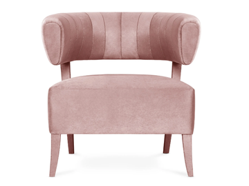 AILEEN - Upholstered velvet easy chair with armrests by Munna - view 3