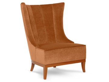 CLEO - Upholstered velvet armchair by Munna - view 2