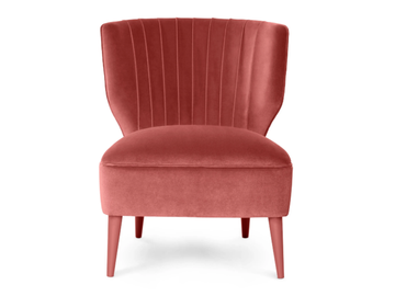 LIPSTICK - Upholstered velvet armchair by Munna - view 2