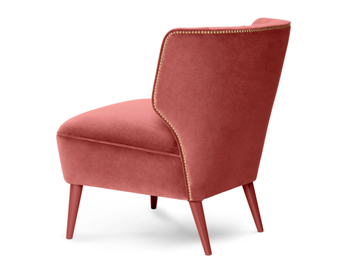 LIPSTICK - Upholstered velvet armchair by Munna - view 3
