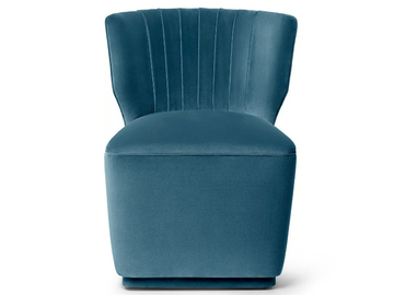LIPSTICK - Swivel velvet easy chair by Munna - view 3