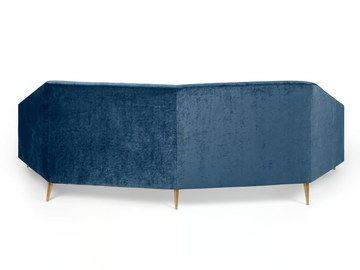 MARGOT - 4 seater velvet sofa by Munna - view 3