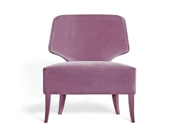 MELODY - Upholstered velvet armchair by Munna - view 2