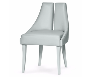 POLAIRE - Upholstered leather chair by Munna - view 3