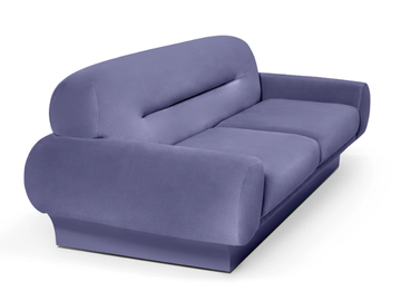 ROY - 3 seater velvet sofa by Munna - view 3