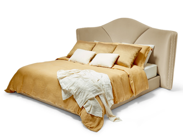 JOSEPHINE M 180 - Upholstered velvet double bed by Munna - view 2