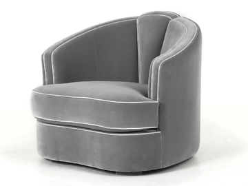 JOSEPHINE - Upholstered velvet armchair with armrests by Munna - view 2