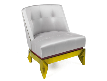 CAPRICE LIMITED EDITION - Upholstered satin armchair by Munna - view 2