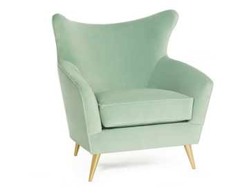 SOPHIA - Upholstered velvet armchair by Munna - view 2