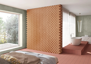 HIVES - Terracotta element for partition walls by Mutina - view 3