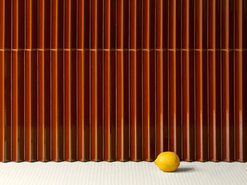 ROMBINI TRIANGLE BRUN - Indoor porcelain stoneware 3D Wall Cladding by Mutina - view 2