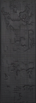 BAS-RELIEF CLOUD NERO - Indoor porcelain stoneware wall/floor tiles by Mutina - view 3