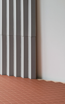 ROMBINI TRIANGLE GREY - Porcelain stoneware 3D Wall Cladding by Mutina - view 3