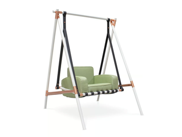 FABLE - 1 Seater acrylic garden swing seat by Myface - view 2