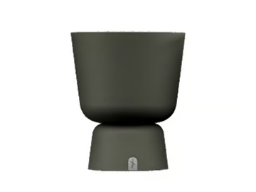 EDEN B - Low round resin garden vase by Myface - view 2