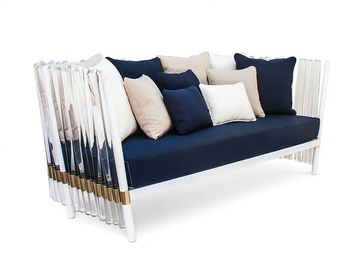 HOUDINI - 3 seater fabric garden sofa by Myface - view 2