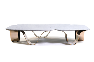 KAI - Low marble garden side table by Myface - view 3