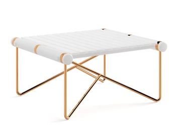 NOA - Low rectangular aluminium coffee table by Myface - view 3
