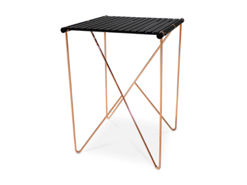 NOA - Square aluminium high table by Myface - view 3