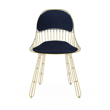 NODO - Metal garden chair with integrated cushion by Myface - view 3