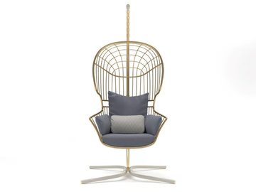 NODO - Hanging fabric garden armchair with armrests by Myface - view 3