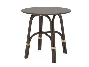 GUBUK - Round powder coated aluminium garden side table by Myface - view 2
