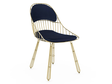 NODO - Metal garden chair with integrated cushion by Myface - view 2