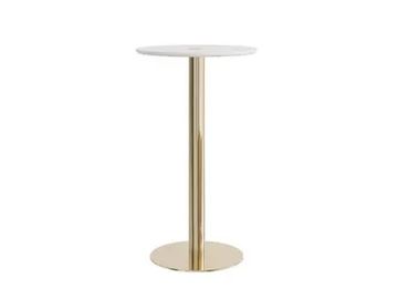 DAWN - Round marble high table by Myface - view 2