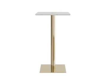 DAWN - Square marble bar high table by Myface - view 2