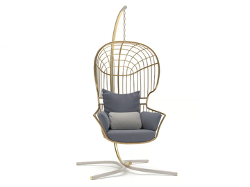 NODO - Hanging fabric garden armchair with armrests by Myface - view 2