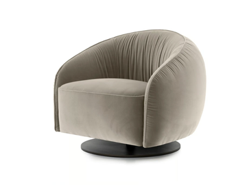 NEST SWIVEL - Swivel fabric easy chair by NICOLINE - view 3