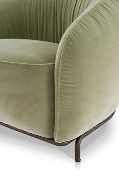 NEST - Fabric easy chair with armrests by NICOLINE - view 3