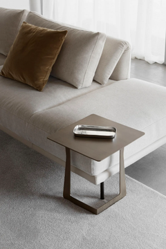 SHINY - Square metal coffee table by NICOLINE - view 3