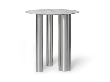 HIGH BRANDT CS1 - Round stainless steel coffee table by NOOM - view 3