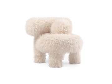 GROPIUS CS1 FLUFFY EDITION - Fake fur Kids easy armchair by NOOM - view 2