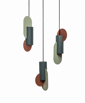 SUPREMATIC CS1 THREE LAMP SET - LED metal pendant lamp by NOOM - view 3