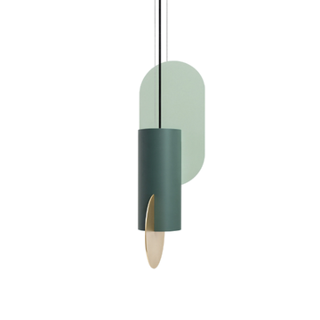 SUPREMATIC ONE CS5 - LED brass pendant lamp by NOOM - view 3