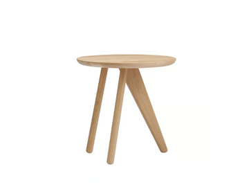 FIN - Round oak coffee table by NORR11 - view 2