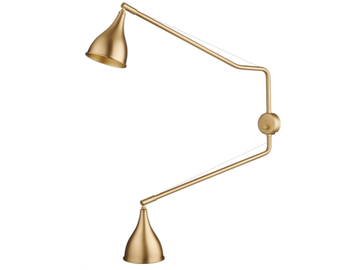 LE SIX DOUBLE ARM - Adjustable steel wall lamp by NORR11 - view 2