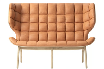 MAMMOTH - 2 seater tufted leather sofa by NORR11 - view 3