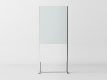 BESAFE WALL - Free standing glass and aluminium screen by NOVELLINI - view 2
