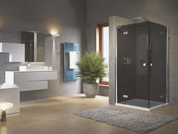 BRERA A - Corner shower cabin with hinged door by NOVELLINI - view 3