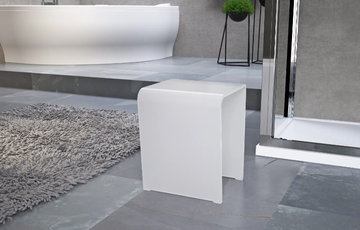 Bathroom stool - Acrylic bathroom stool by NOVELLINI - view 3