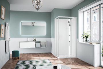 GLAX 1 2.0 A - Multifunction corner shower cabin by NOVELLINI - view 3