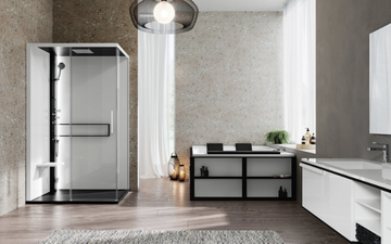 GLAX 2 2.0 2P - Multifunction corner shower cabin by NOVELLINI - view 3