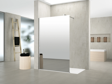 KUADRA H MIRROR/SPY - Shower panel with modesty mirror by NOVELLINI - view 2