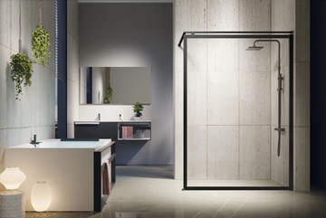 KUADRA H SERIGRAPHED - Shower panel by NOVELLINI - view 3